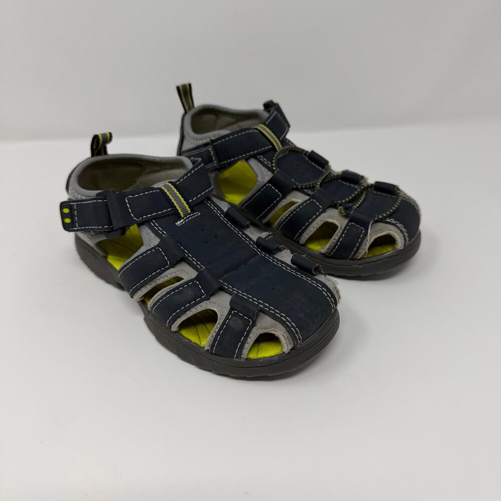 Eddie Bauer Edmund Toddler Sandals Navy Gray Size 10M